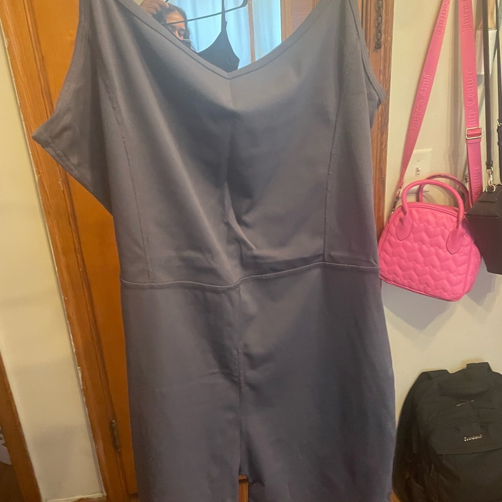 Alife Gray athletic romper